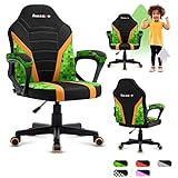 huzaro Ranger 1.0 Gaming Stuhl für Kinder Bürostuhl Gamer Chair Schreibtischstuhl ergonomisches modernes Design Armlehnen Sitzhöhenverstellung Gummiräder Pixel